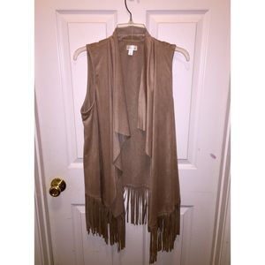 Decree Fringe Vest